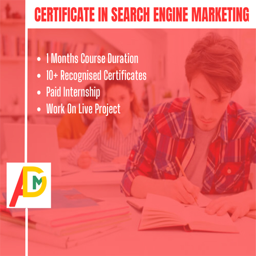 certificate in search engine marketing