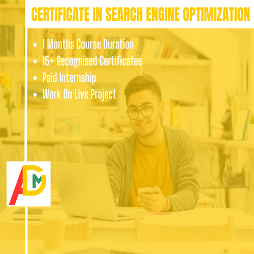 certificate in search engine optimization